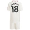 Officiële Voetbalshirt + Korte Broek Manchester United Casemiro 18 Derde 2023-24 - Kids